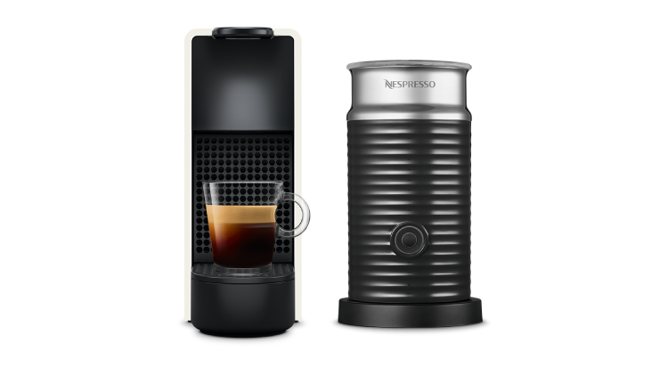 Cafeteira Expresso Nespresso Essenza Mini & Aeroccino Branco 110v - A3nc30brwhne