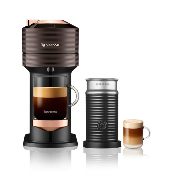 vertuo next brown with aeroccino