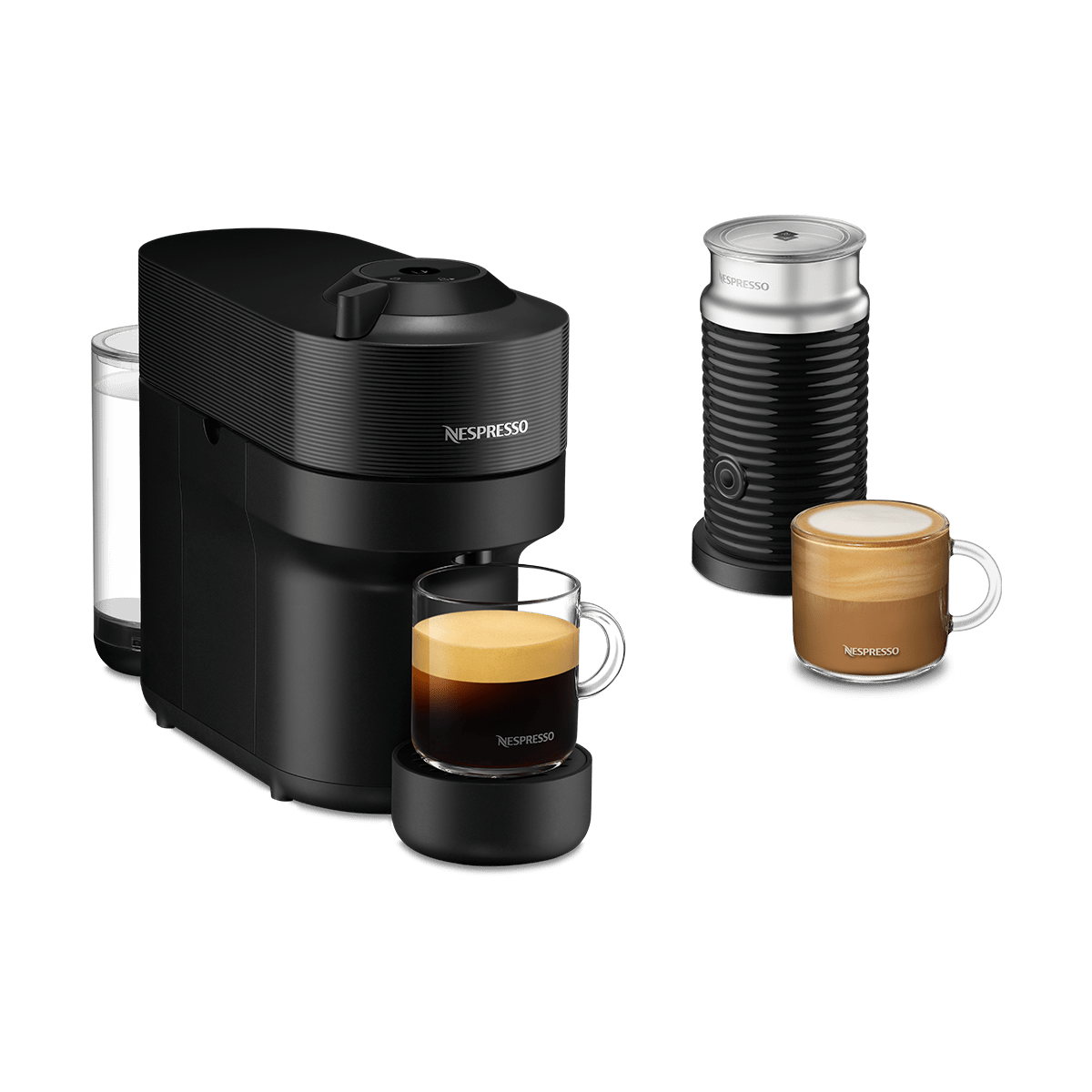 Vertuo Pop & Aeroccino Liquorice Black 2