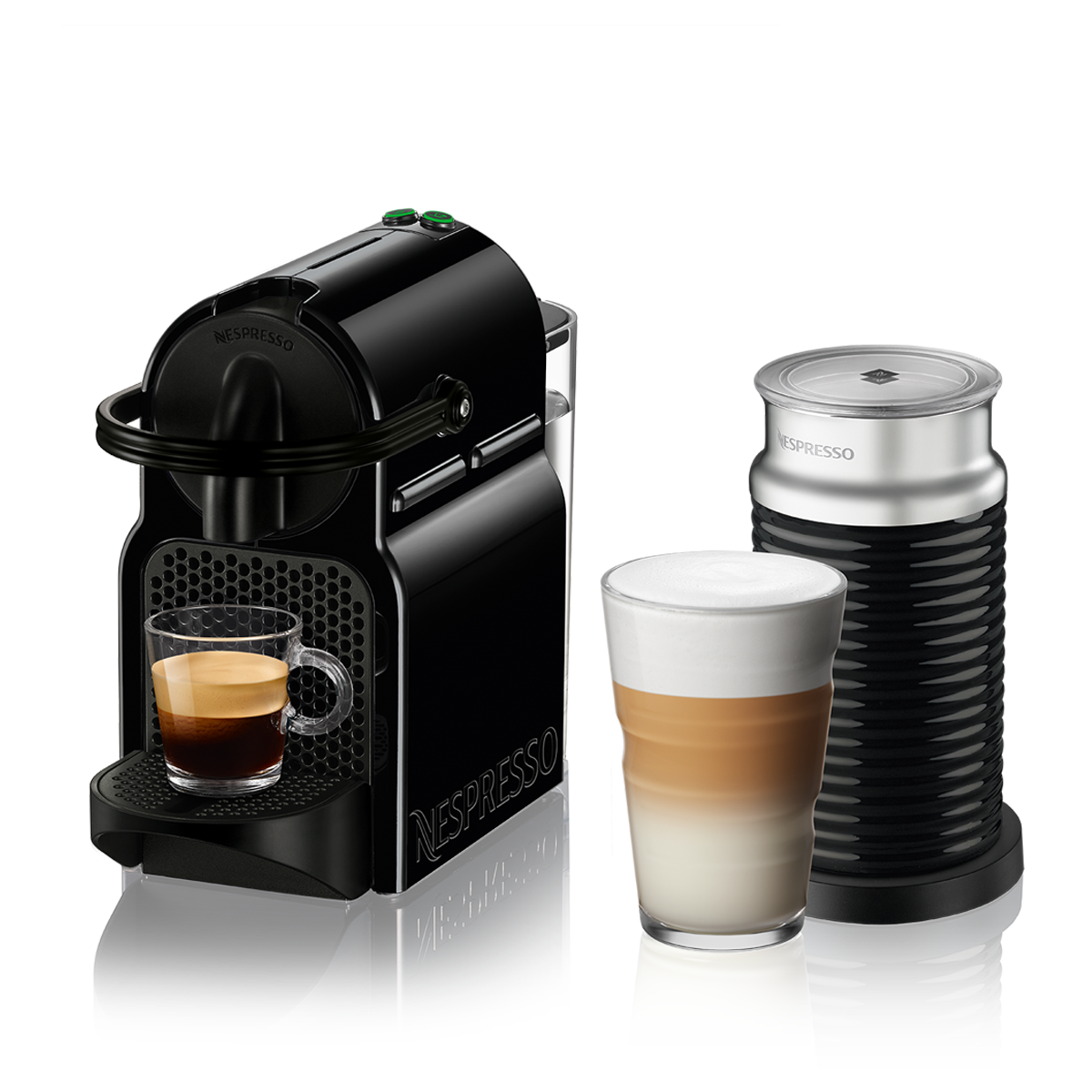 Inissia & Aeroccino Black 2