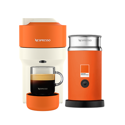 Nespresso x Pantone Vertuo Pop Mandarin Orange Bundle