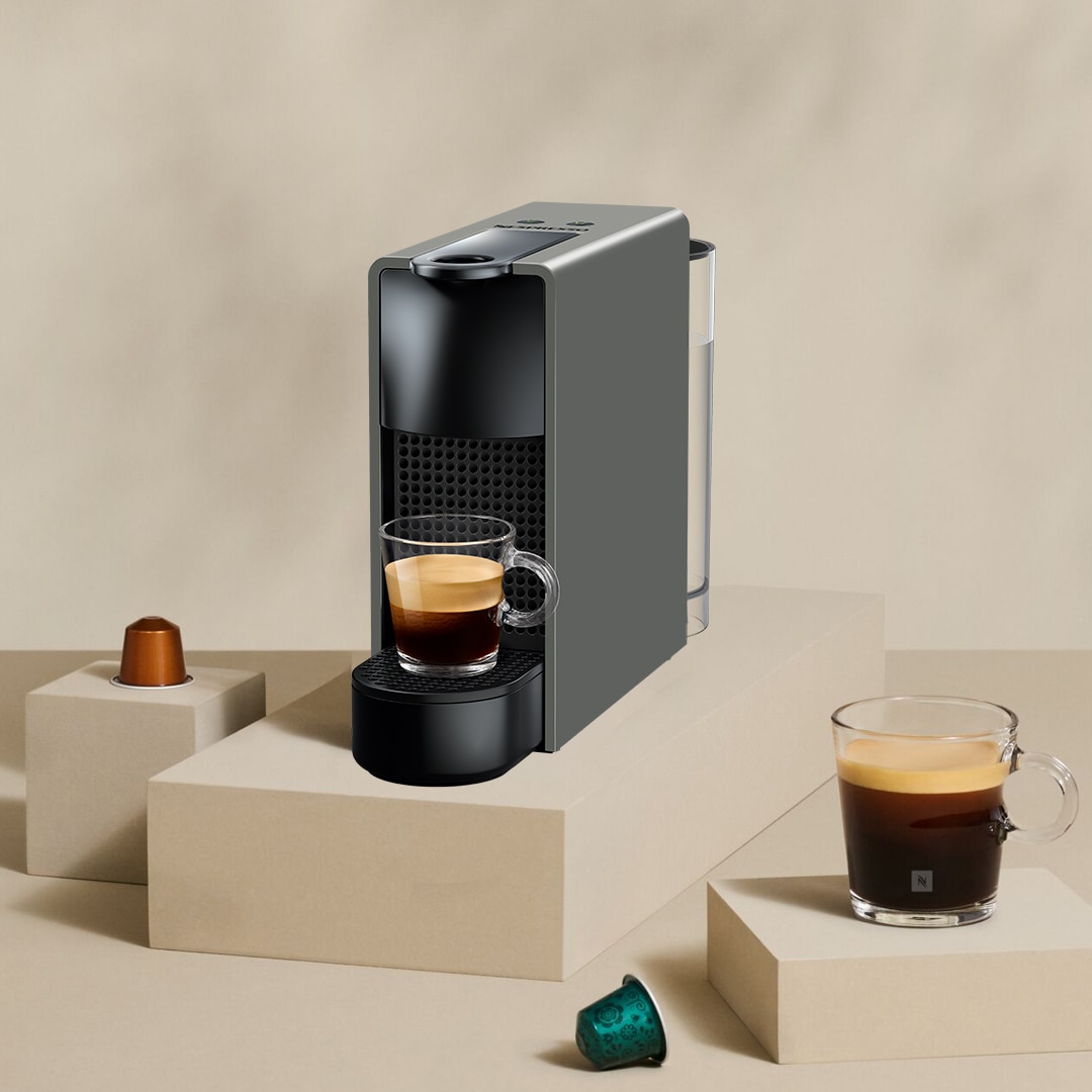 Essenza Mini Grey Nespresso coffee machine