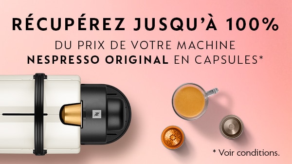 Take advantage of our Nespresso Original offers
