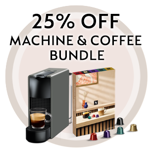 Machine & Coffee Bundle Blurb