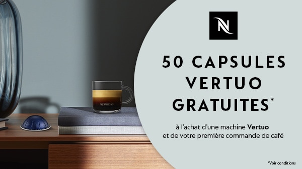 Take advantage of our Nespresso Vertuo offers