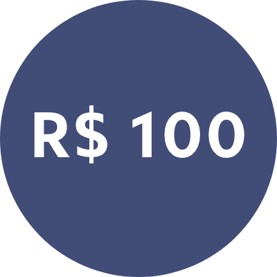 Imagem de tag de desconto de R$80 colorida