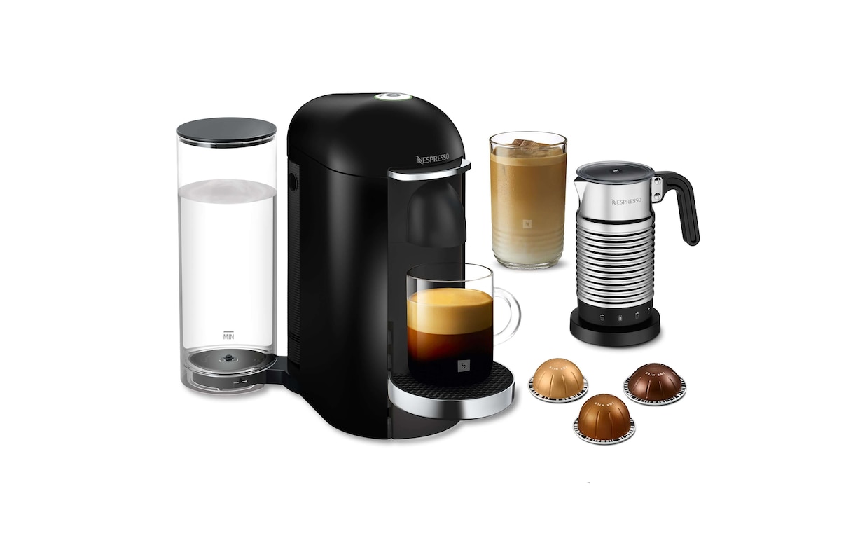 VertuoPlus Deluxe Black &amp; Milk Frother Bundle | Vertuo Coffee 