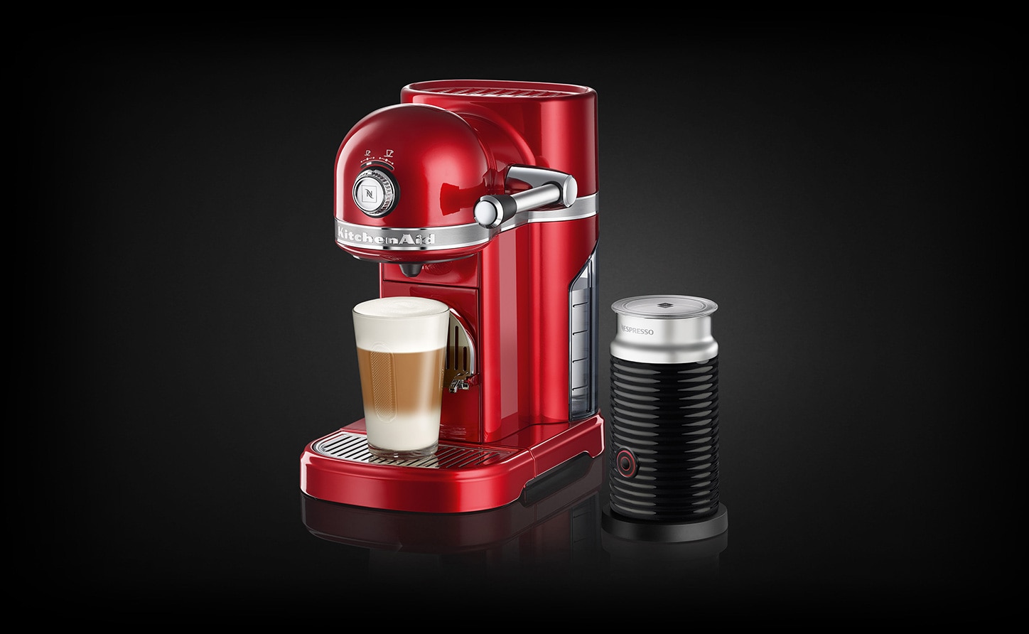 KitchenAid Candy Apple Red Bundle | Original Espresso Machine ...