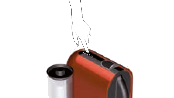 Plug the machine into the mains.