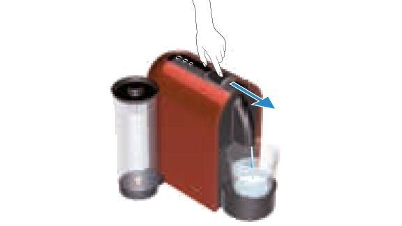 Plug the machine into the mains.