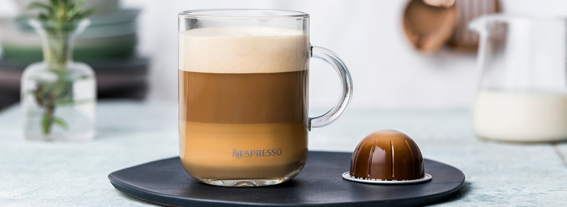 Crème Brûlée Cappuccino with Infiniment Double Espresso - Nespresso Recipes