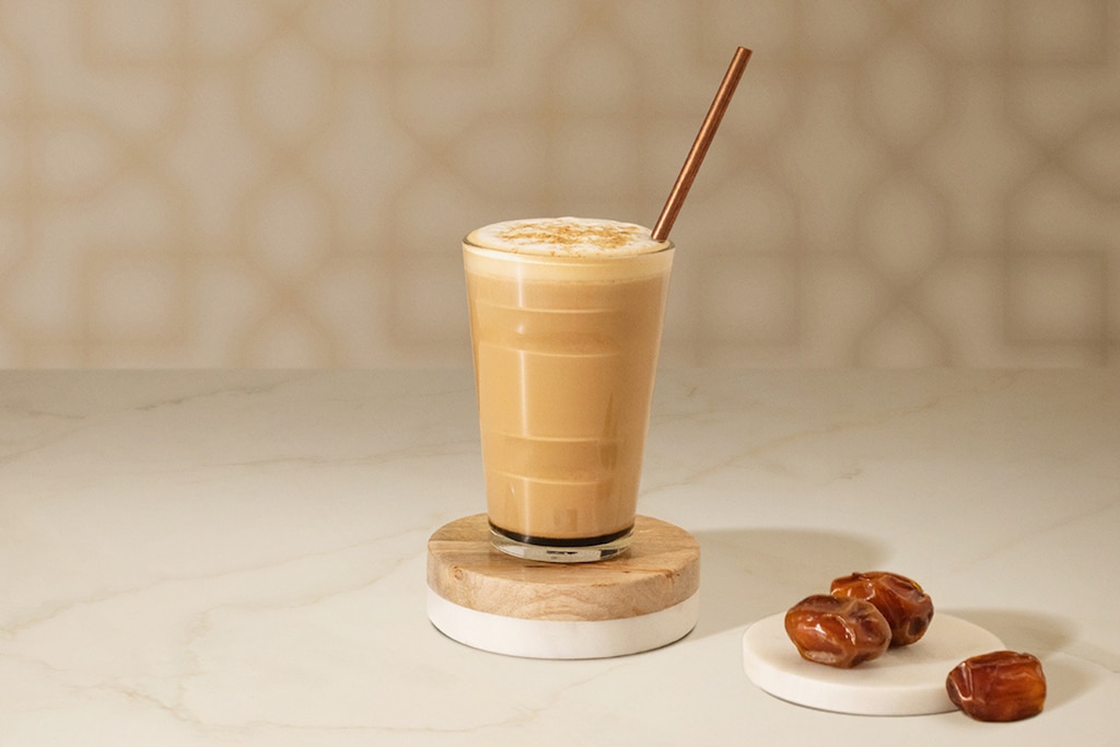 Date and Cardamom Creamy Latte