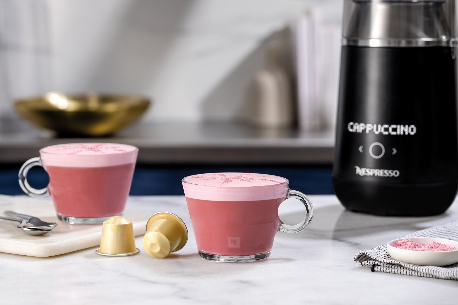 Cappuccino d'Amour Rosé - Nespresso Recipes