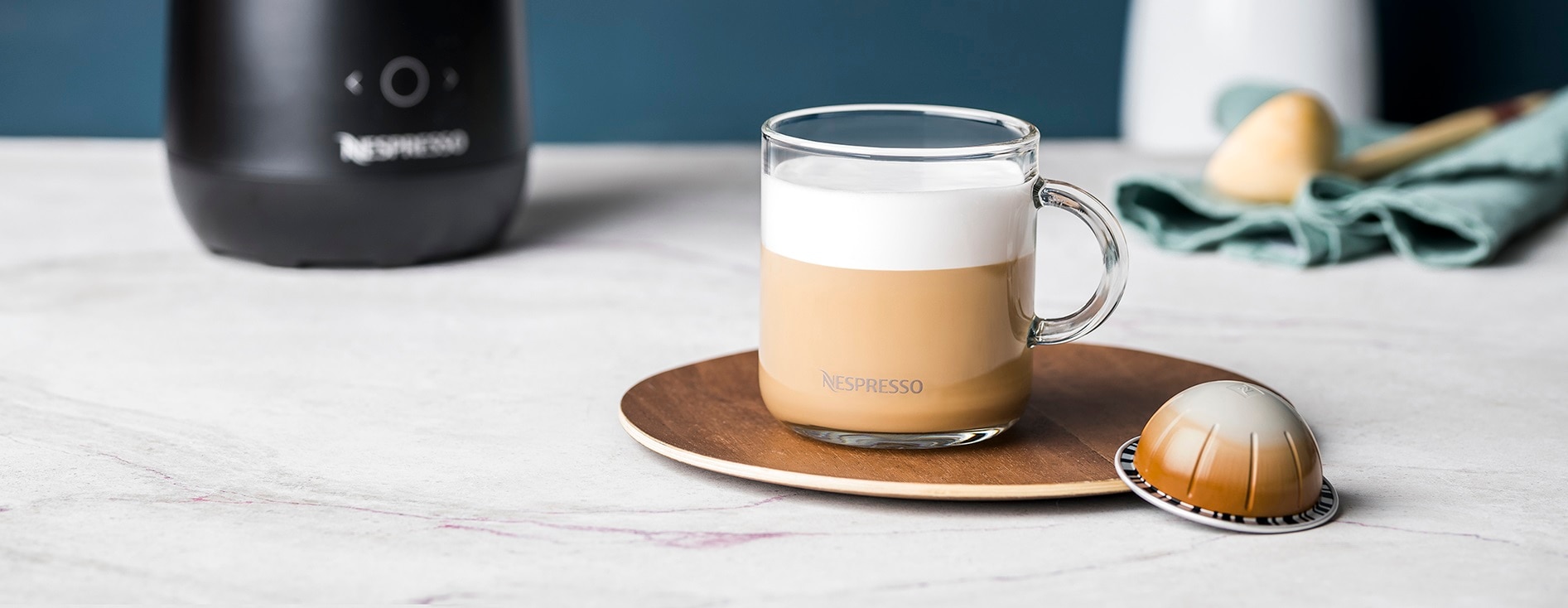 Nespresso - Go A Cup Above with this Popcorn Cappuccino – combine