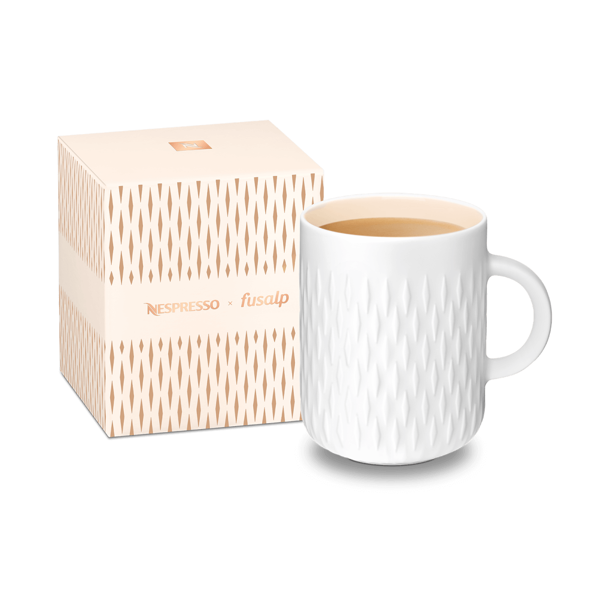 Nespresso White Coffee Mugs
