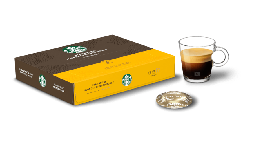Starbucks Coffee Nespresso Vertuo Capsules, Blonde Espresso Roast - 10  Capsules