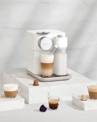 Nespresso Lattissima One Single Serve Coffee Machine in White - 20384369