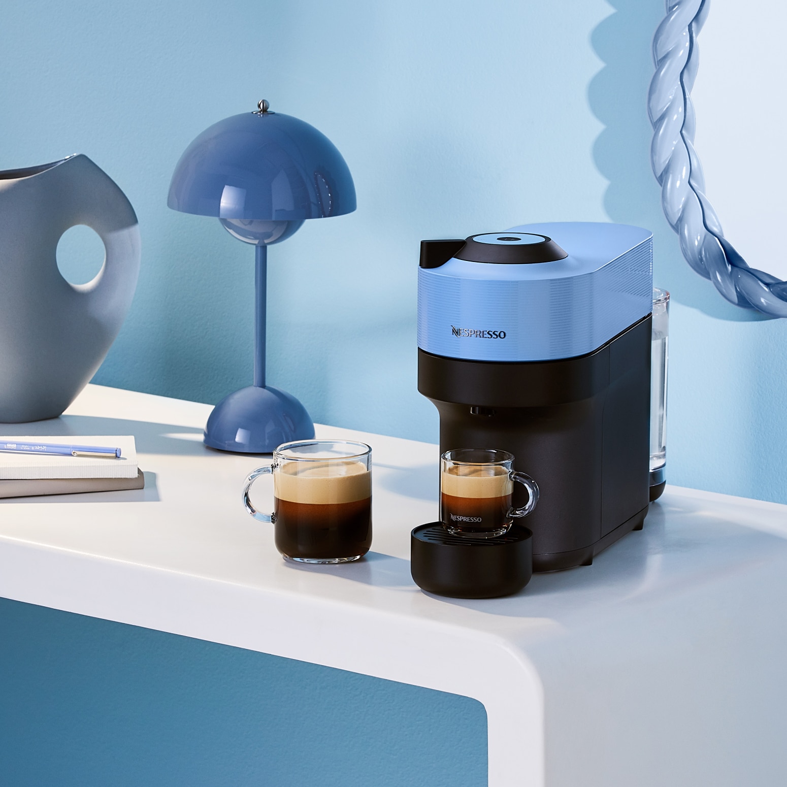 DeLonghi Vertuo Pop Cafetera Nespresso Azul