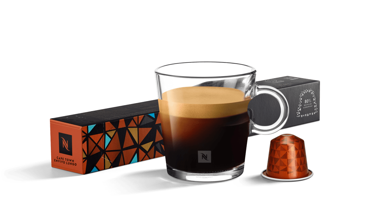 Cape Town Lungo - 1 sleeve of 10 pods