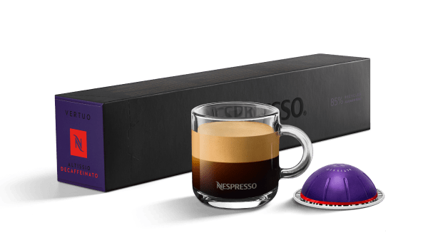 Altissio Decaffeinato Coffee Pods | Espressos | Nespresso™