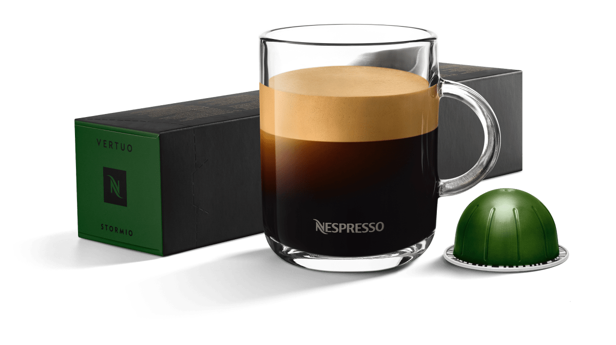 Cápsulas Nespresso VertuoLine, café tostado medio y oscuro, paquete  variado, Stormio, Odacio, Melozio, 30 unidades, prepara