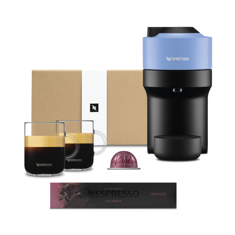 Verslijten Vernauwd scheidsrechter Vertuo Pop Blue, Compacte koffiemachine met koffie coffret | Nespresso
