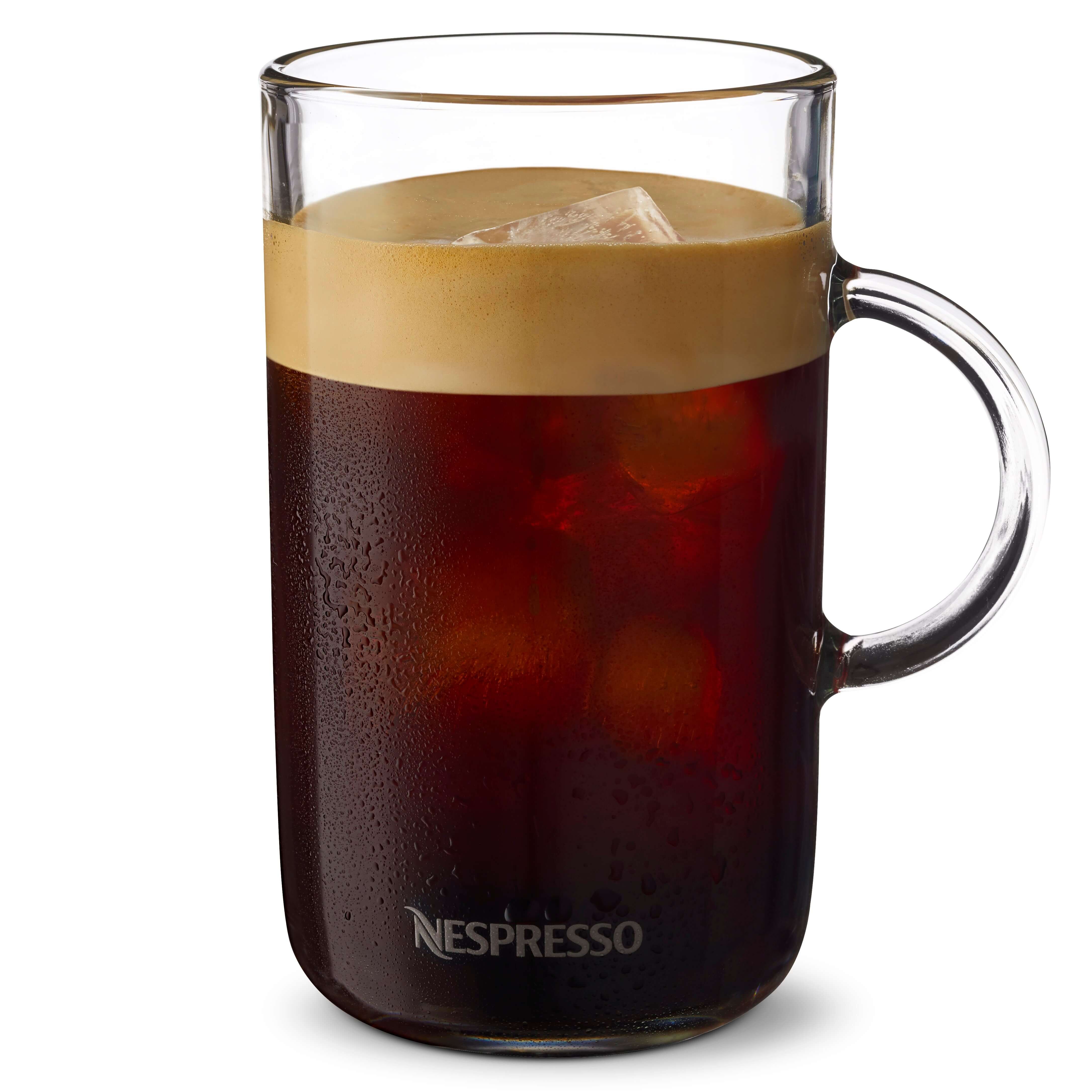 Nespresso Ice Forte Vertuo Line 10 Rezepte mit Eis Kaffeekapseln Blau  Für intensive Rezepte mit Eis