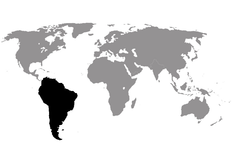 Carte du monde, Peru