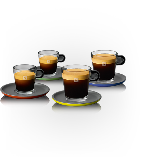 Nespresso Coffee Cups Glass Caf Intenso Nespresso Enjoy A Cup Of