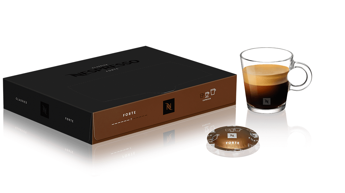 50 Nespresso Lungo Forte Coffee Cartridges Pro NEW : :  Alimentos y Bebidas
