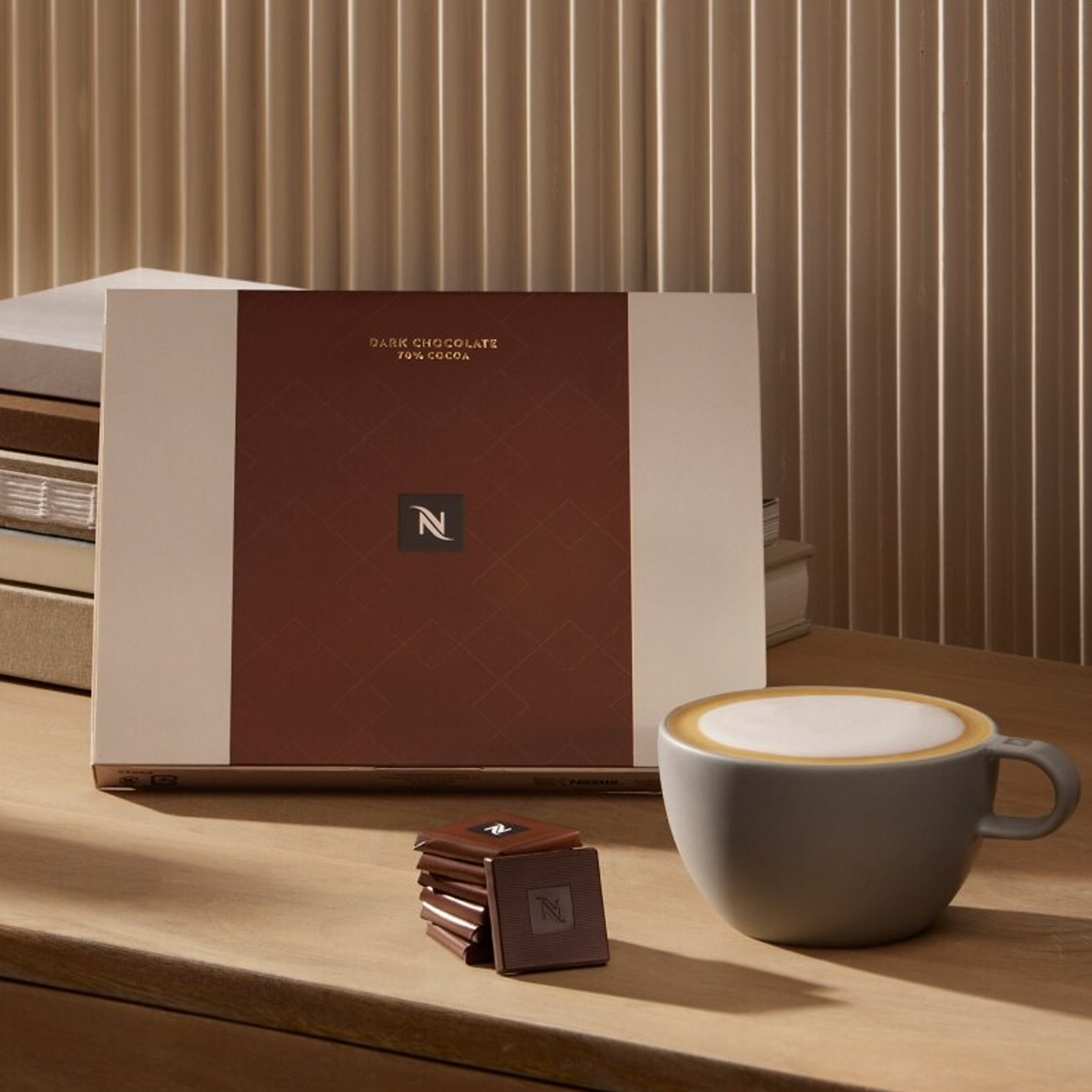 Chocolat noir (70% de cacao) - Nespresso - 200 g (40 * 5 g) X 2